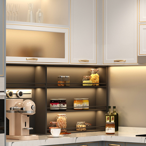 Armoire modulaire en acier inoxydable Armoire de cuisine haut de gamme intelligente et moderne pour la maison et la cuisine - Product Image 3