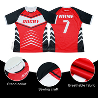 Akilex, los mejores uniformes de rugby de alta calidad para hombres, ropa deportiva personalizada por sublimación, kits OEM con pantalones cortos de entrenamiento de Jersey transpirable
