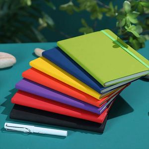 A5 Customizable Leather Hardcover Notebook 100 Sheets Journal <b>Gift</b> - Product Image 1