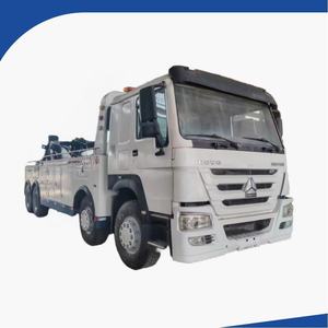 Sinotrcuk – camion de remorquage à plateaux d'<span class=keywords><strong>occasion</strong></span>, 8x4, 20 tonnes, pelles de levage sous roues, à vendre - Product Image 1