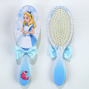 Peine <span class=keywords><strong>de</strong></span> Dibujos Animados con Diseño <span class=keywords><strong>de</strong></span> Princesa Ariel, Blancanieves y Cenicienta, Peine Antiestático con Lazo, Peine <span class=keywords><strong>de</strong></span> Masaje para Niños, Peine para Envolver Regalos - Product Image 6
