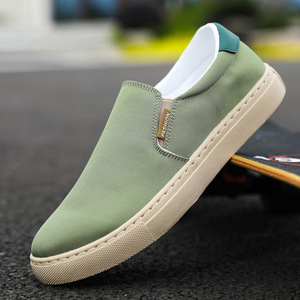 Sh11597a chaussures de printemps et d'été grande taille pour hommes, baskets paresseuses en soie glacée à enfiler, nouvelle collection - Product Image 5