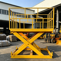 Plateforme élévatrice à ciseaux hydraulique électrique fixe, élévateur de marchandises stationnaire pour usine et atelier