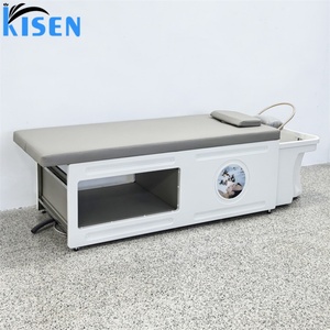 KISEN Wholesale Salon Furniture Thai Massage Water Circulation Shampoo <b>Bed</b> Lay Down Head Therapy Wash Portable Bowl Shampoo <b>Bed</b> - Product Image 3