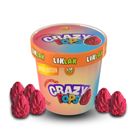LIKLAK Mini Glace aux Fruits avec une Petite Bouche Délicate, Glace aux Fruits Sucrée et Rafraîchissante, Parfaite pour l'Été
