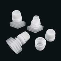 Bouchon de bec verseur en plastique PE de 6 mm, petite taille, anti-fuite et inviolable pour pochette cosmétique liquide et trousse de maquillage