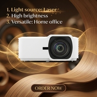 Projecteur laser DLP LSD400HD 4000 lumens ANSI 1080P compatible 3D et 4K HDCP 2.2 avec haut-parleur 15W pour usage professionnel et éducatif