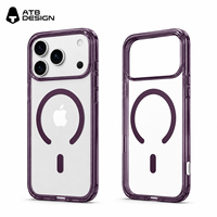 ATB Coque pour iPhone 18 Pro Max, protection anti-rayures, anti-jaunissement, antichoc, coque de téléphone magnétique personnalisée