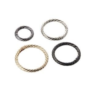 Twisted Spring Ring Open Buckle Zinc Alloy Round Connecting Buckle Keychain Bag Accessories 6 Inch 4.9 Line Durable - Product Image 5