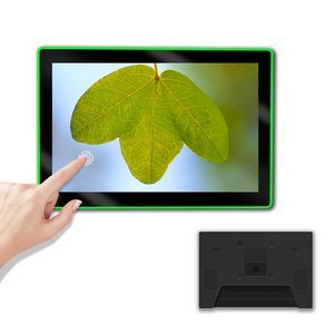 Wall Mount 10.1 inch màn hình cảm ứng PoE NFC RFID rk3566 Android 11 xung quanh LED thanh ánh sáng đặt phòng hiển thị phòng họp máy tính bảng - Product Image 1