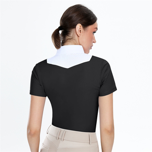Chemises d'équitation à manches courtes pour femmes, qualité supérieure, séchage rapide, haute élasticité, respirantes, vêtements d'équitation - Product Image 4