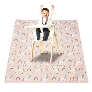 Sevrage enfant en bas âge bébé Splat tapis sevrage tapis de déversement pour animaux de compagnie enfant étanche en désordre chaise haute tapis anti-éclaboussures - Product Image 5