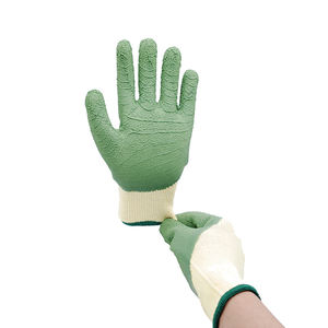 Guantes de algodón polivinílico 10G personalizados para construcción En388 3121X guantes de trabajo de seguridad de jardín de goma recubiertos de látex de mano protectora Industrial - Product Image 5