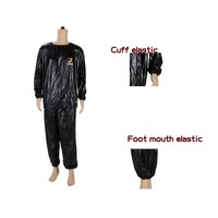Costume de sauna en PVC léger personnalisé pour hommes et femmes culotte de contrôle de la soie avec méthode de tissage tissé pour la course à pied perte de poids
