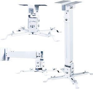 <span class=keywords><strong>Support</strong></span> de plafond <span class=keywords><strong>universel</strong></span> en acier laminé à froid robuste pour projecteur / Réglable en hauteur 43-65 cm <span class=keywords><strong>Support</strong></span> de montage rotatif à 360 degrés - Product Image 2