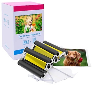 Papier photo A4 brillant compatible avec le papier <span class=keywords><strong>Canon</strong></span> Selphy 3,5'' x 5'' pour <span class=keywords><strong>Canon</strong></span> CP1300 CP1500 CP1200 <span class=keywords><strong>CP1000</strong></span> - Product Image 1