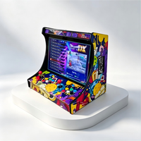 Mini borne d'arcade de forme rétro classique, machine de jeu rétro interactive à deux joueurs, fonctionnant à pièces, pour usage commercial en magasin