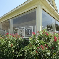 Persianas Enrollables Exteriores Transparentes Impermeables de PVC
