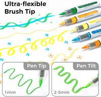 Marqueurs à peinture acrylique Ohuhu Direct Liquid 48 couleurs flexibles, pointe pinceau