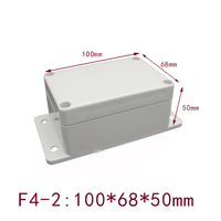 Boîte de projet électronique en plastique étanche IP65 100*68*50E, boîte de jonction en plastique ABS