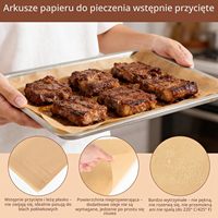 Bruin bakpapier, vetvrij, voor cakes, koekjes, brood en gebak
