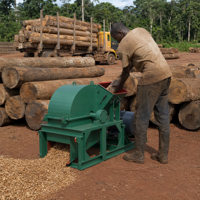 Broyeur de bois pour champignons India Machinery Buyer MX-800, capacité 2-3T/H, moteur en cuivre pur, garantie TT, dépôt de 30%