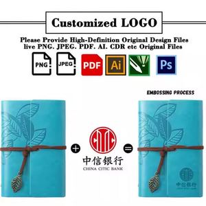 PU Color A6 <b>Leather</b> Notebook Leaves Restoring Ancient Ways <b>Notepad</b> Japan and South Korea Stationery Gift - Product Image 2