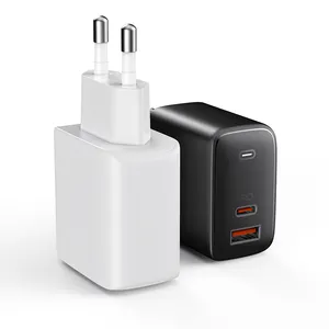 NULIKE Multifunction EU US UK Changeable Plug USB Type C Fast Chargers QC 3.0 PD 45W Mobile Phone Gan Wall Charger