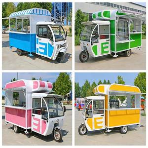 Large gamme d'utilisations, chariot de nourriture mobile, remorque et camions de nourriture à <span class=keywords><strong>vendre</strong></span> en Chine, tailles personnalisables. - Product Image 4