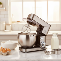 Batteur sur socle SOHEF 2000W 10L, écran LCD numérique avec minuteur, mélangeur alimentaire commercial pour la maison, la boulangerie, l'hôtel, le restaurant