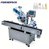 Machine d'étiquetage automatique de tubes UPK avec écran tactile PLC, applicateur d'étiquettes pour flacons de peptides, machine d'étiquetage de petits cylindres