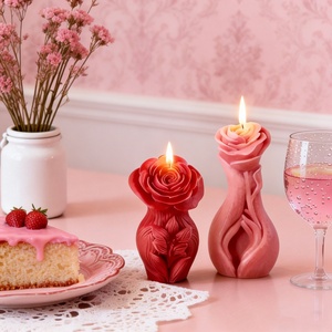 Molde de Silicona Creativo para Velas con Forma de Rosa y Cuerpo Humano para el Día de San Valentín, Marca TangChu - Product Image 2