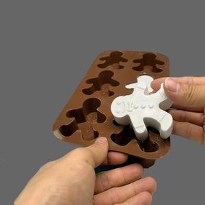 Moules en silicone pour bricolage pain d'épice gâteau de Noël Muffin <span class=keywords><strong>Cookie</strong></span> Chocolat Glaçons Jello Shots Savons à usage alimentaire - Product Image 5