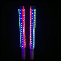 Bâton lumineux LED clignotant en alliage d'aluminium de 45 cm pour bouteille de champagne ou de vin, idéal pour les soirées en boîte de nuit, bar ou fête, pour adultes