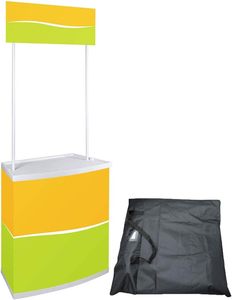 <strong>Portable</strong> Promotion <strong>Counter</strong> <strong>Table</strong> Foldable Booth Kiosk Trade Show Display Banner <strong>Stand</strong> - Product Image 1