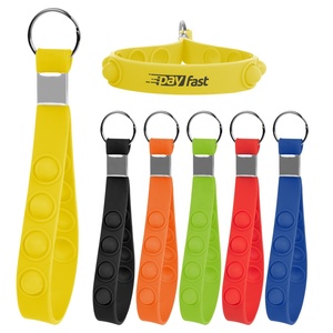 2025 porte-clés en Silicone personnalisés Anti-Stress Push pour porte-clés sensoriel <span class=keywords><strong>Pop</strong></span> avec Logo <span class=keywords><strong>Avengers</strong></span> nouveaux produits en caoutchouc promotionnels - Product Image 1