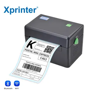 Xprinter 4 Inch Barcode Printer Label Clear Printing XP-DT108B Printing Machine Roll Sticker Printer Thermal Label Printer
