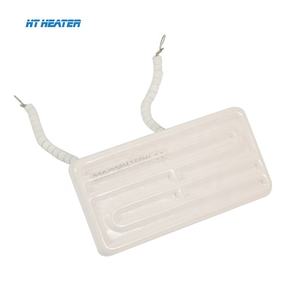 FSR 245*60MM 650w lungo piatto curvo cavo nero/bianco/giallo riscaldatore elettrico in ceramica lontano infrarosso per le industrie di plastica - Product Image 3