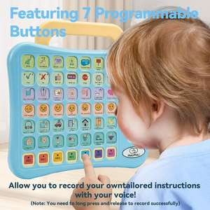 Dispositivo Educativo OEM <span class=keywords><strong>per</strong></span> Terapia del Linguaggio nel Disordine Autistico, Strumento di Comunicazione Portatile 2-in-1 <span class=keywords><strong>per</strong></span> Bambini Non Verbalizzanti - Product Image 2