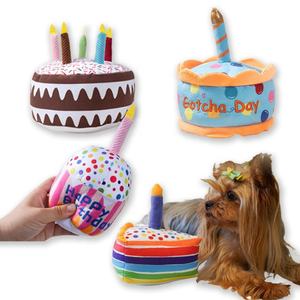 เชือกตุ๊กตายัดนุ่นสำหรับงานเลี้ยงวันเกิด<span class=keywords><strong>เค้ก</strong></span>วันเกิดของเล่นให้สุนัขกัดเล่นด้วยเทียน - Product Image 3