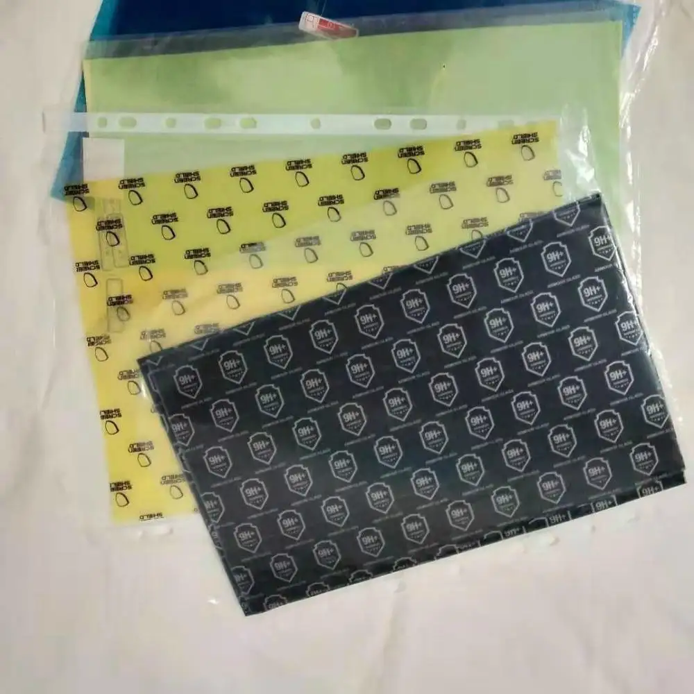 9H Anti-shock protector raw material screen protector film roll free samples request