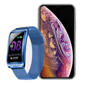 La Carta de la mujer reloj inteligente híbrido Corazón de rastreador de actividad Smartphone mensaje de notificación examen - Product Image 1