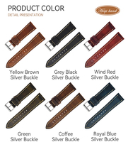 Correa de reloj HQ, reloj inteligente de acero, deportivo de lujo, transpirable, duradero, clásico, Unisex, edición Flexible, correa de reloj de cuero suave única