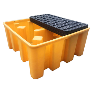 PRÉFACE Sécurité industrielle Prévention des déversements Contrôle chimique Huile Vertical HDPE Eau Réservoir IBC 4 Fûts Palette <span class=keywords><strong>composite</strong></span> - Product Image 5
