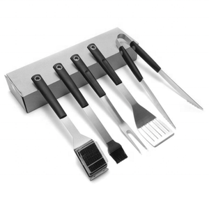 Vente flash : ensembles d'outils de <span class=keywords><strong>barbecue</strong></span>, accessoires de grillades avec spatule, fourchette, brosse et outils de <span class=keywords><strong>barbecue</strong></span> en acier inoxydable - Product Image 3