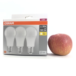 100 wát ánh sáng ấm áp dẫn ánh sáng bóng đèn Hộp bao bì 3 cái/bộ vật liệu có thể tái chế Trung Quốc bán lẻ - Product Image 2