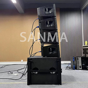 SANMA-Q1 Altavoces de Línea de 2 Vías Pasivos/Activos de 10 Pulgadas, Equipo Profesional de Audio, Video e Iluminación - Product Image 4
