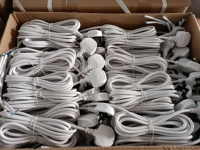Cordon d'alimentation 13A avec fusible, prise britannique, conducteur en cuivre pur, isolation PVC, conforme aux normes ASTA et certifié ROHS
