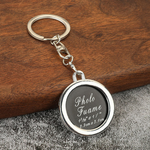 Acrylic phong cách cho tình yêu Keychain khung ảnh vuông kim loại <span class=keywords><strong>Keyring</strong></span> với UV in ấn làm bằng hợp kim - Product Image 6