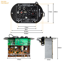 Récepteurs et amplificateurs de subwoofer de voiture TDA2009, module d'amplificateur audio de puissance, amplificateur de subwoofer à double microphone, carte d'amplificateur